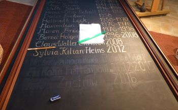 pastorentafel horbüll beschriftung