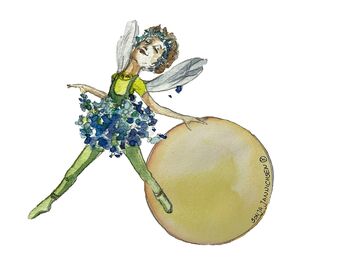 uranus planet astrologie illustration aquarell fee elfe
