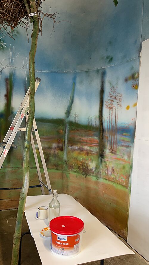 gemalt in acryl