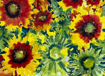 blumen aquarell malerei gemälde