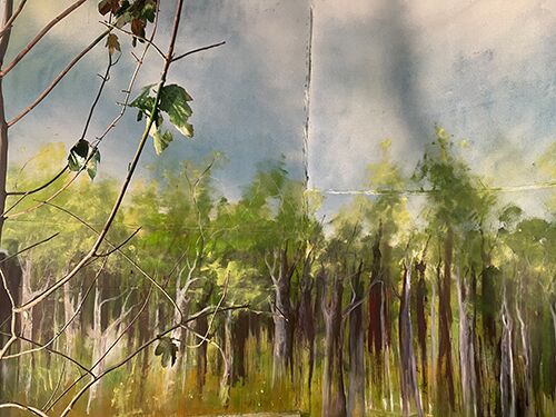 gemalt in acryl
