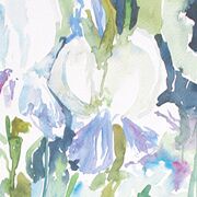 blumen im aquarell gemalt weiss