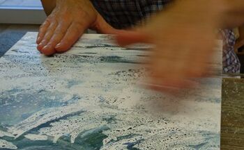 brandung aquarell