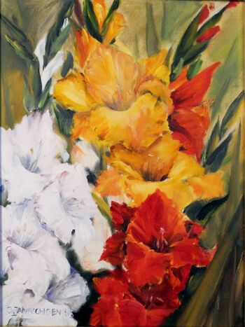 Blume Gladiole Öl