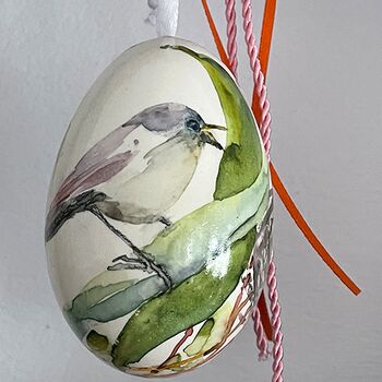 Aquarell auf Gänseei
