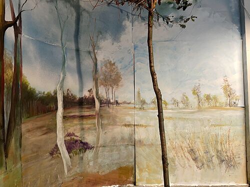 gemalt in acryl