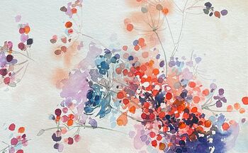 Blumenbild Aquarell
