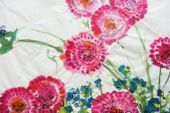 Blumen dahlie pink malen aquarell