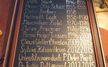 beschriftung pastorentafel horsbüll