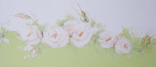 acryl auf wand gemalt