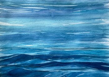 ruhige See ruhiges Wasser leichte Wellen