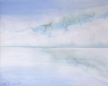 himmel meer malerei aquarell